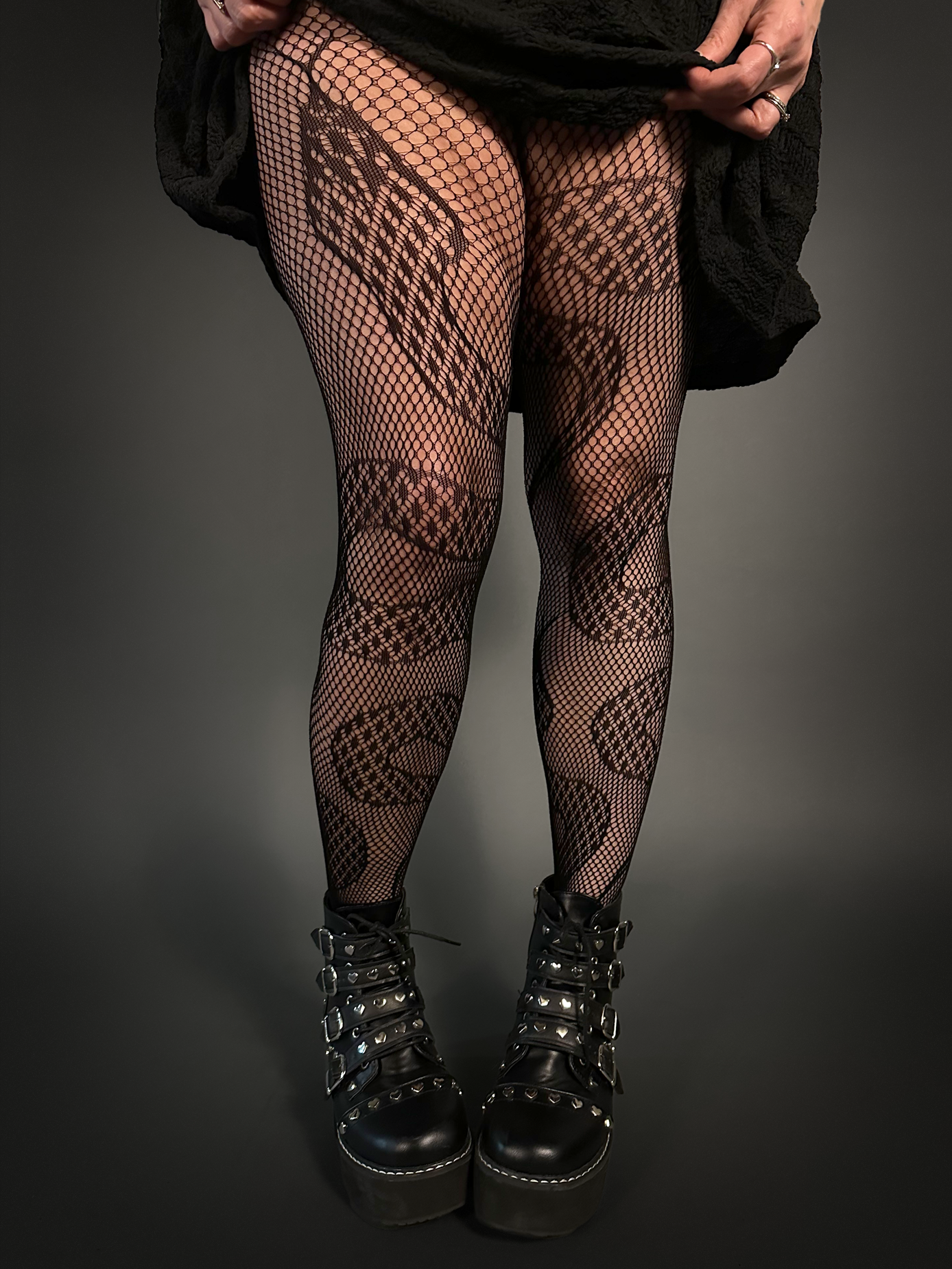 Snake High Quality Fishnet Tights by Pamela Mann Made in Italy