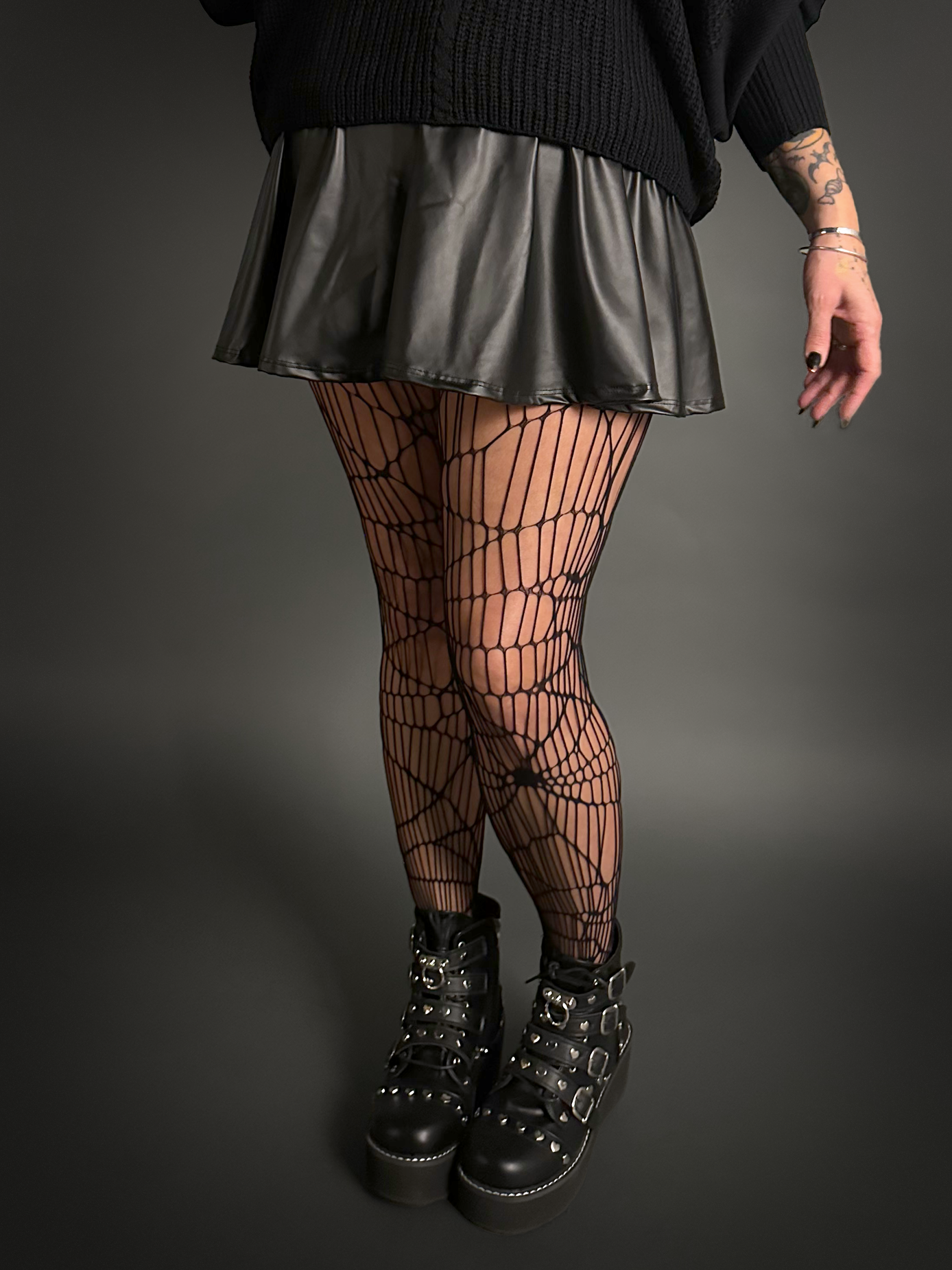 Spider Web High Quality Fishnet Tights by Pamela Mann Made in Italy