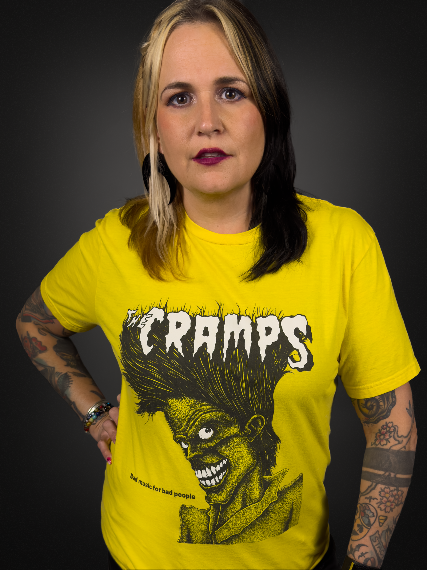 The Cramps Bad Music for Bad People OFFICIAL Licensed T-Shirt