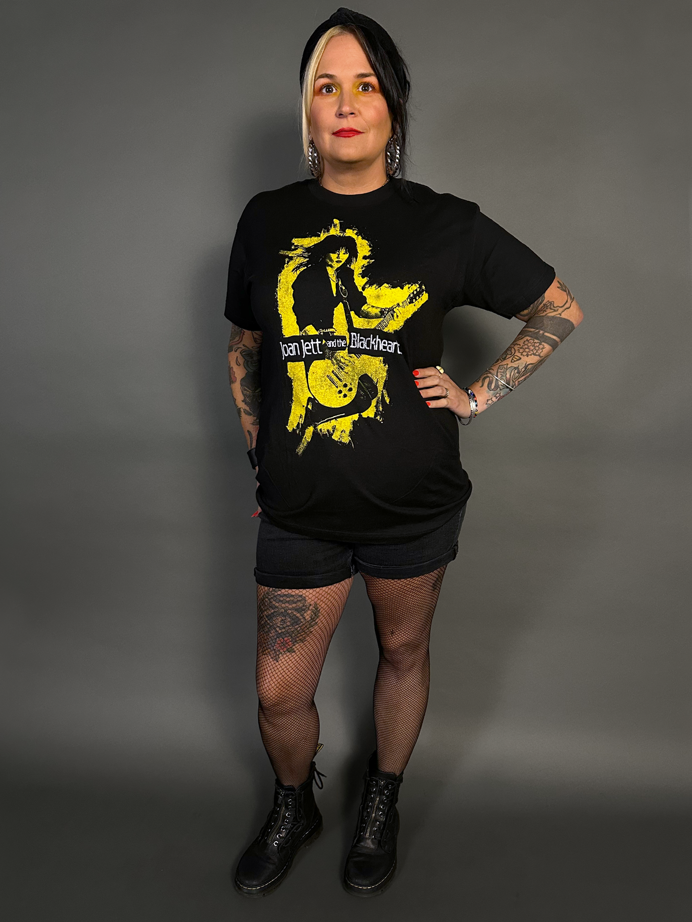 Joan Jett "Yellow Silhouette" OFFICIAL Licensed T-Shirt