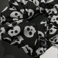 Katie Clouds Hair Scrunchie - Skulls - Hand Made in England