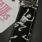 Katie Clouds Keychain Wristlet - Skeletons - Hand Made in England