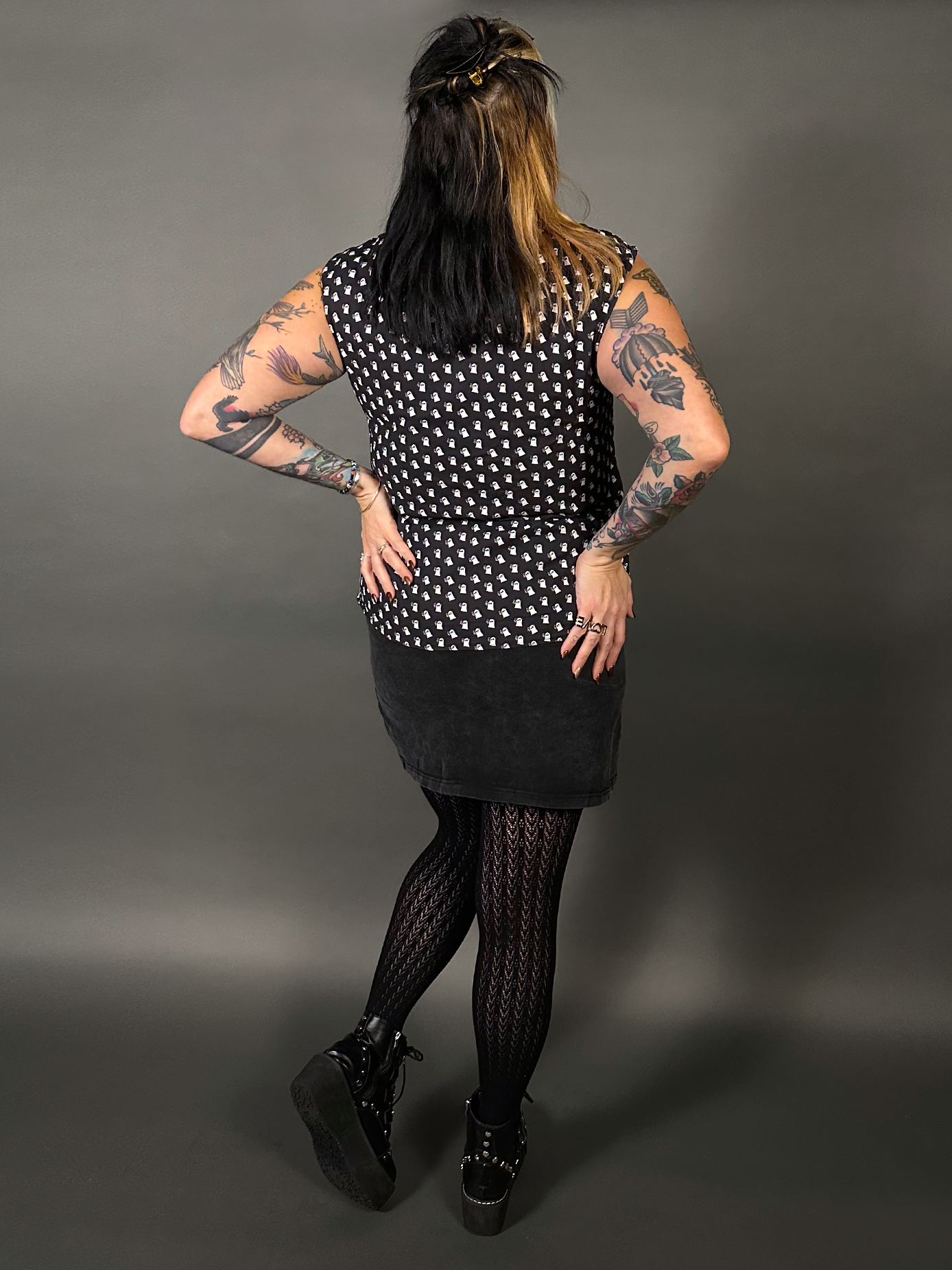 Mini Ghosts Bow Tops by Retrolicious