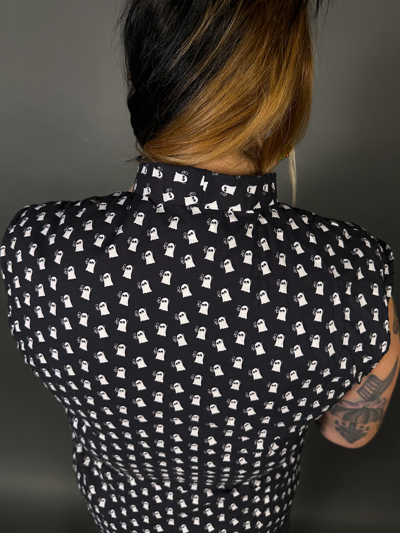 Mini Ghosts Bow Tops by Retrolicious