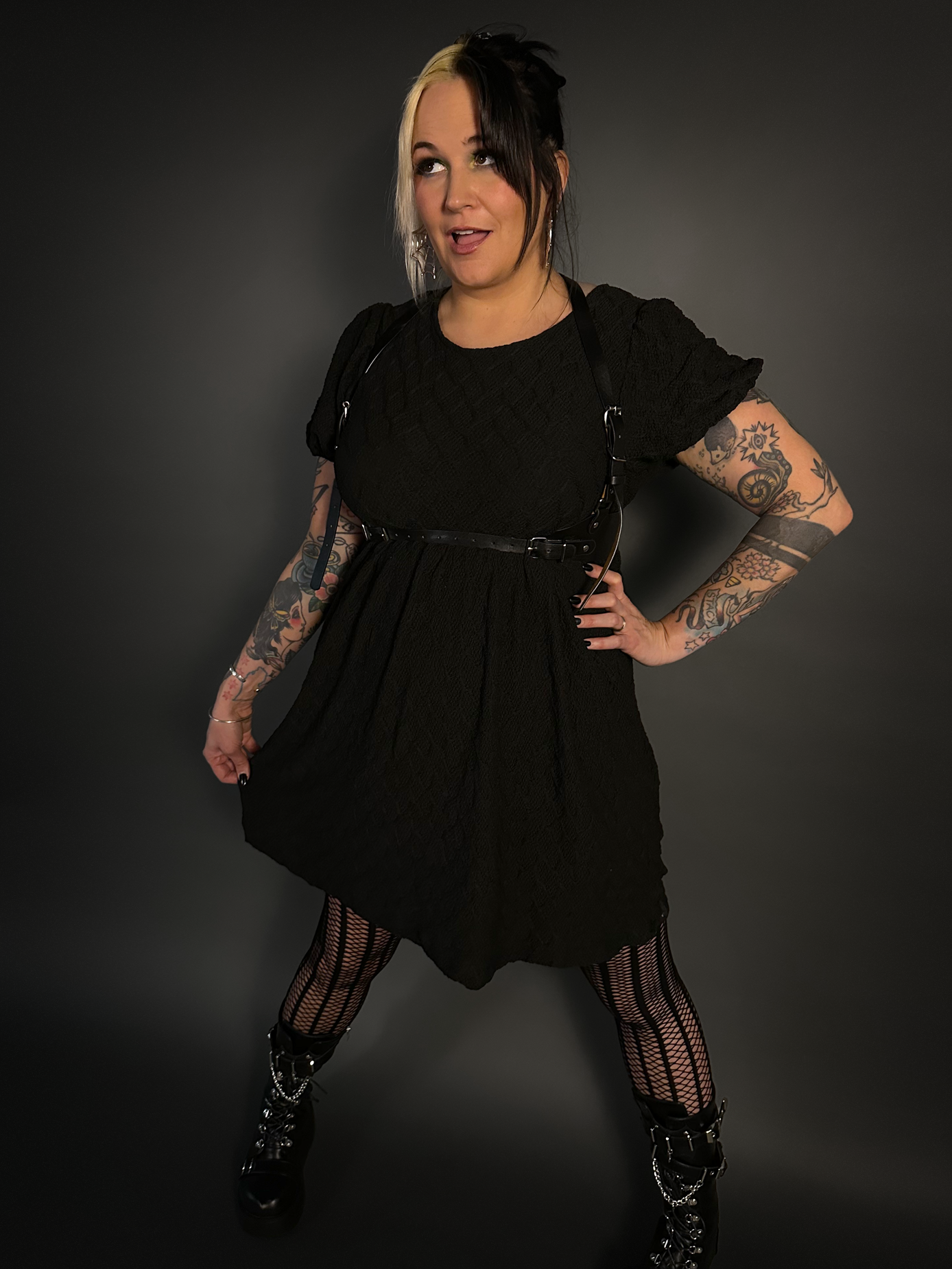 short dress empire waist Outfit Set