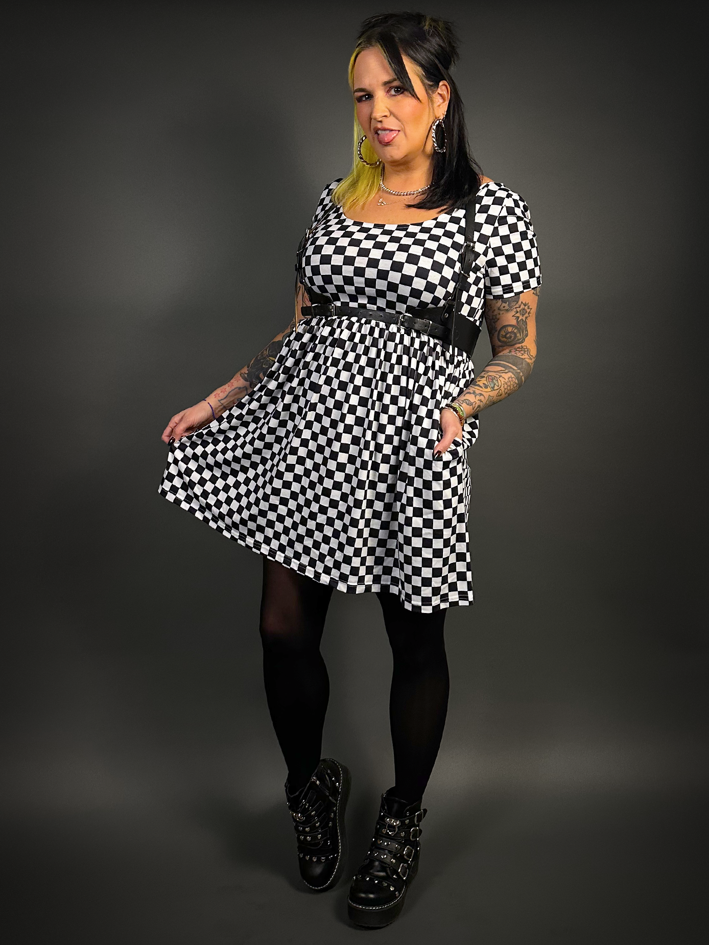 classic skater dress Ms Classic V Neck Mini Skater Dress W. Turban