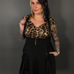 Outfit Set - Tommyrot High Waist Skirt with Shoulder Straps & Leopard Isabel Top by Retrolicious