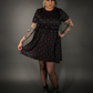 Outfit Set - Tommyrot "Hearts & Skulls" Skater Dress & Black Shoulder Harness Belt