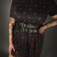 Outfit Set - Tommyrot "Hearts & Skulls" Skater Dress & Double Strap Corset Belt