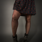 Outfit Set - Tommyrot "Hearts & Skulls" Skater Dress & Fishnet Tights by Pamela Mann