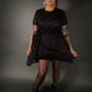 Outfit Set - Tommyrot "Hearts & Skulls" Skater Dress & Fishnet Tights by Pamela Mann