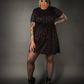 Outfit Set - Tommyrot "Hearts & Skulls" Skater Dress & Fishnet Tights by Pamela Mann