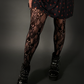 Outfit Set - Tommyrot "Hearts & Skulls" Skater Dress & Rose & Skull Tights by Pamela Mann