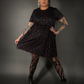 Outfit Set - Tommyrot "Hearts & Skulls" Skater Dress & Rose & Skull Tights by Pamela Mann