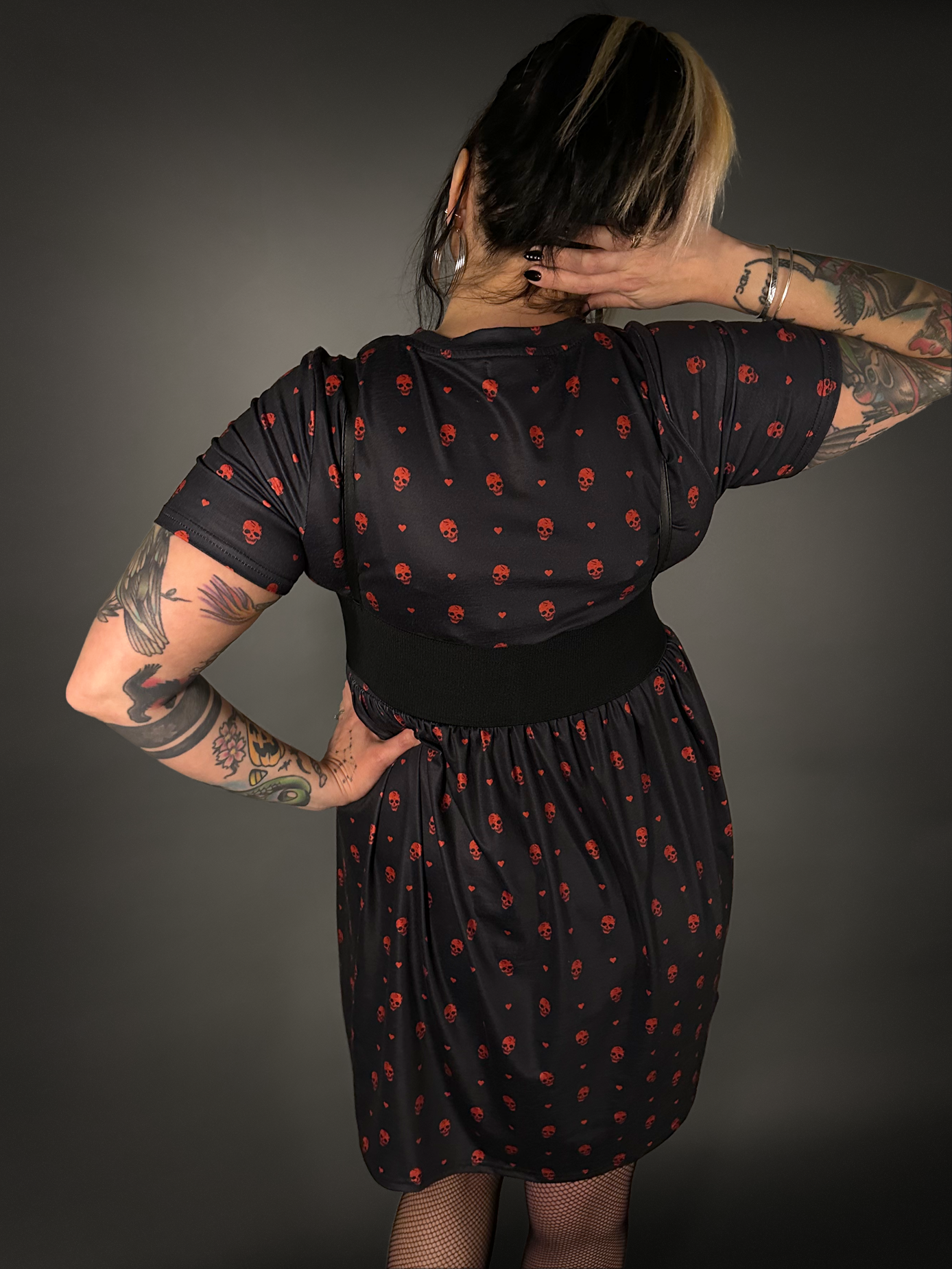 underbust skater dress Termlink Hacking Underbust Skater Dress