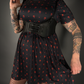 Outfit Set - Tommyrot "Hearts & Skulls" Skater Dress & Underbust Harness Corset Belt