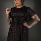 Outfit Set - Tommyrot "Hearts & Skulls" Skater Dress & Underbust Harness Corset Belt