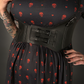 Outfit Set - Tommyrot "Hearts & Skulls" Skater Dress & Underbust Harness Corset Belt