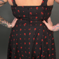 Outfit Set - Tommyrot "Hearts & Skulls" Sleeveless Mini Swing Dress & Black Tights by Pamela Mann