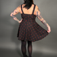 Outfit Set - Tommyrot "Hearts & Skulls" Sleeveless Mini Swing Dress & Black Tights by Pamela Mann