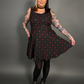 Outfit Set - Tommyrot "Hearts & Skulls" Sleeveless Mini Swing Dress & Black Tights by Pamela Mann