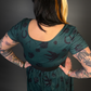 Outfit Set - Tommyrot "Lady Luck" Short Sleeve Skater Dress in Green & Rope Design Corset Belt