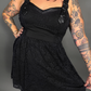 Outfit Set -Tommyrot Corset Dress w/ Faux Leather Straps & Floral Criss Cross by Pamela Mann