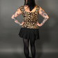 Pinup Style Isabel Stretch Top in Leopard Print by Retrolicious