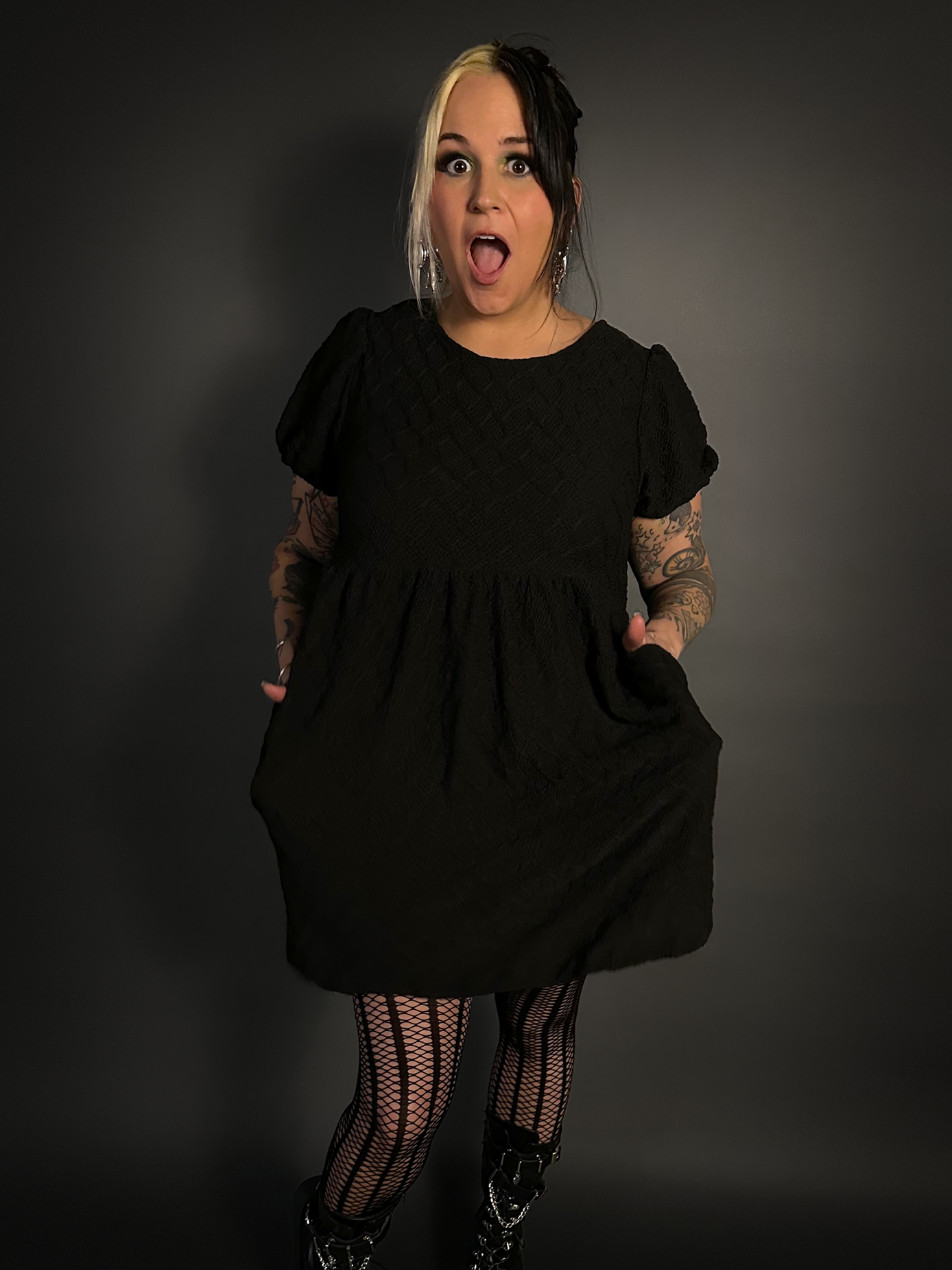 plus size little black dress empire waist Maurices Plus Size 24/7 Black Empire Waist