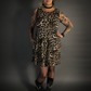 Sleeveless Leopard Print Lightweight Stretch Dress with Pockets