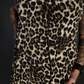 Sleeveless Leopard Print Lightweight Stretch Dress with Pockets