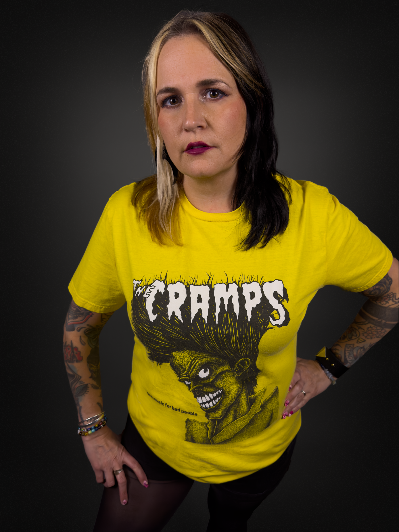 The Cramps "Bad Music for Bad People" OFFICIAL Licensed T-Shirt