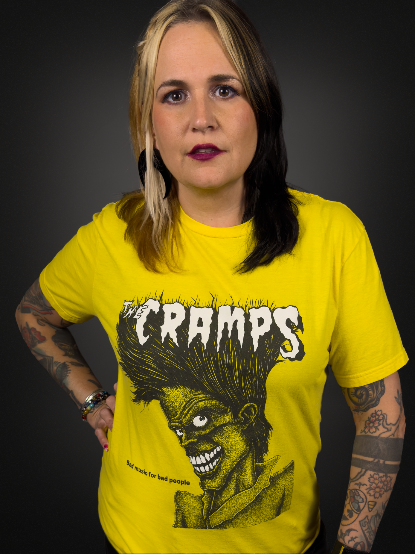 The Cramps "Bad Music for Bad People" OFFICIAL Licensed T-Shirt