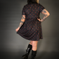 Tommyrot "Hearts and Skulls" Short Sleeve Stretch Skater Dress