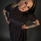 Tommyrot "Hearts and Skulls" Short Sleeve Stretch Skater Dress