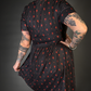 Tommyrot "Hearts and Skulls" Short Sleeve Stretch Skater Dress